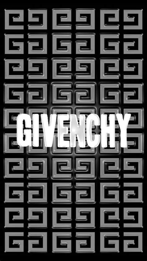 givenchy wallpaper black|Givenchy logo wallpaper.